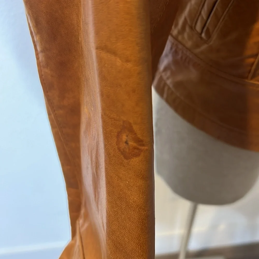 Wilson’s Vintage 70’s Carmel Soft Leather Jacket with Great Patina - Picture 6 of 7